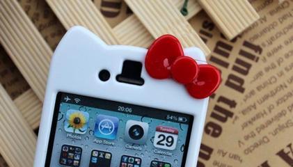 【真正工廠 蘋果4手機殼 iPhone4S hellokitty上下扣外殼保護套批發】價格,廠家,圖片,數碼保護套/保護殼,深圳市福田區遠望數碼商城許愿樹通訊產品.-