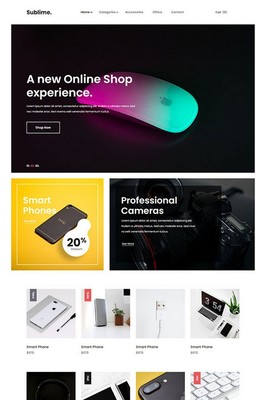 數(shù)碼電子商城網(wǎng)站模板