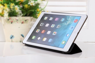 【工廠直銷 IPAD5 新品皮套 IPAD AIR三折超簿瘋馬紋保護套透明殼】價格,廠家,圖片,數(shù)碼保護套/保護殼,深圳市福田區(qū)遠望數(shù)碼商城紅果子通訊產(chǎn)品.-