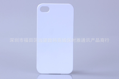 【廠家直銷深圳寶安沙井工廠熱轉印手機殼素材蘋果4G4S通用小孔3D硬】價格,廠家,圖片,手機保護套/保護殼,深圳市福田區遠望數碼商城保時雅通訊產品商行-
